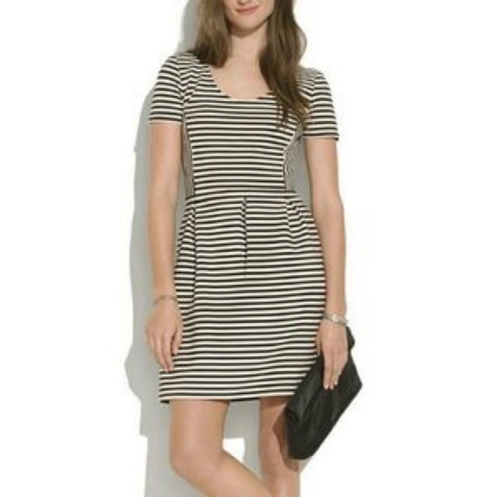 EUC Madewell Striped ‘Bistro’ Dress